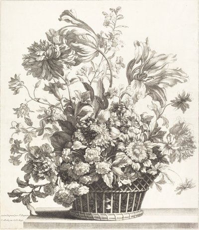 Un Cesto di Fiori Primaverili da Jean Baptiste Monnoyer