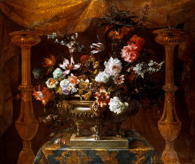 Natura morta con fiori in un vaso d