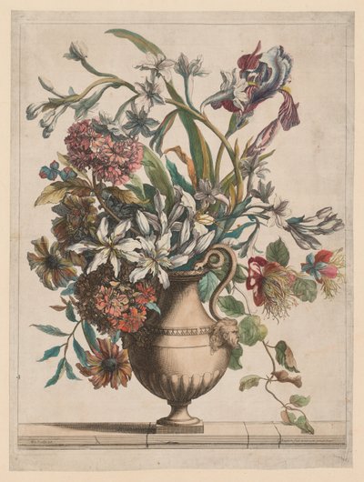 Liure de Toutes Sortes de fleurs daprès nature: Vaso di fiori da Jean Baptiste Monnoyer I