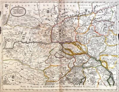 Mappa della parte nord-occidentale del Regno d