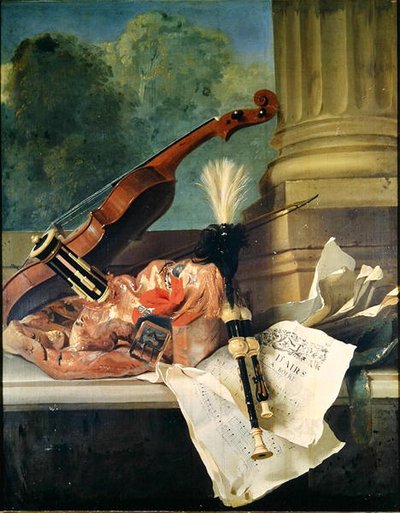 Attributi della musica da Jean Baptiste Oudry