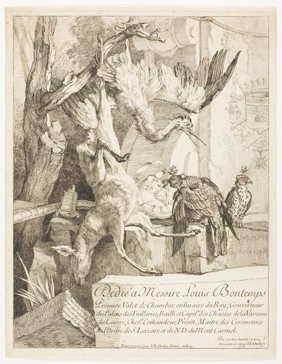 Quattro soggetti di caccia, n. 1 da Jean Baptiste Oudry