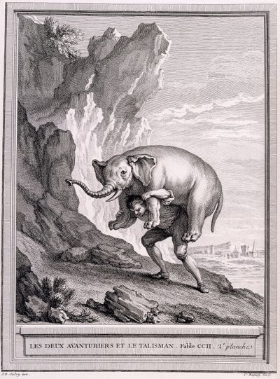 Les Deux Avanturiers et le Talisman, c.1755-1759 da Jean Baptiste Oudry