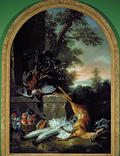 Natura morta con selvaggina in un paesaggio, c.1730 da Jean Baptiste Oudry