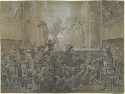 La scena con la grande Baguenodière da Jean Baptiste Oudry
