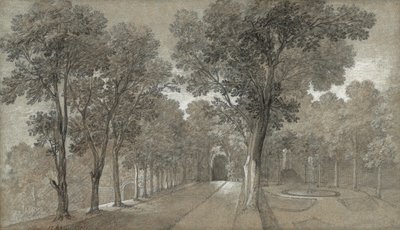Veduta del parco di Arcueil da Jean Baptiste Oudry