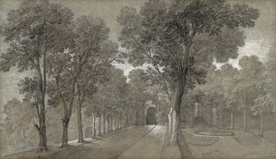 Veduta del parco di Arcueil, 1744 da Jean Baptiste Oudry