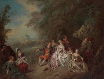 Concerto Campestre, ca. 1734 da Jean Baptiste Pater
