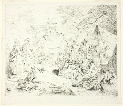 Halte de Soldates da Jean Baptiste Pater