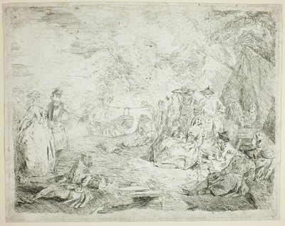 Truppe a riposo da Jean Baptiste Pater