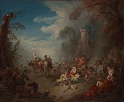 Truppe a riposo da Jean Baptiste Pater