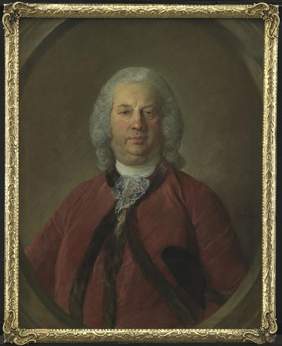 Ritratto di Frederik Hansen de Liliendal, console danese a Bordeaux da Jean Baptiste Perronneau