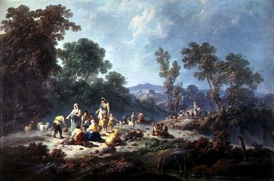 Paesaggio Boschivo da Jean Baptiste Pillement