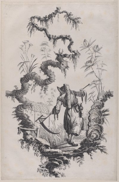 Stampa di ornamento chinoiserie da Jean Baptiste Pillement