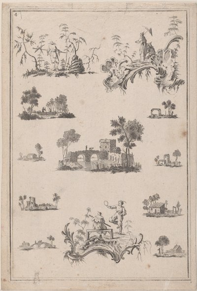 Ornamenti cinesi da Jean Baptiste Pillement