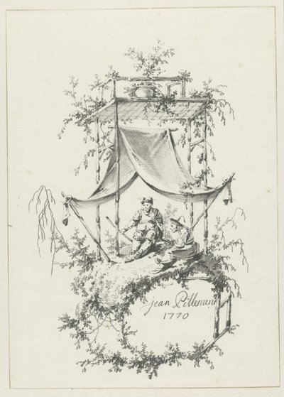 Composizione in stile Chinoiserie da Jean Baptiste Pillement