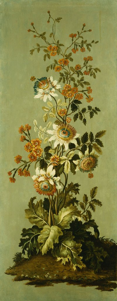 Pannelli decorativi con fiori da Jean Baptiste Pillement
