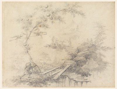Disegno, fantasia cineseria, 1780 ca. da Jean Baptiste Pillement