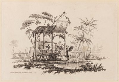 Figure Sotto una Struttura da Jean Baptiste Pillement