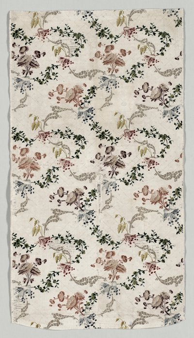 Lunghezza di seta broccata, 1723-1774 da Jean Baptiste Pillement