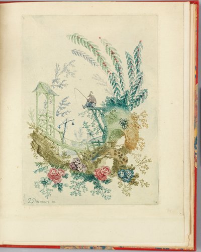 Disegno ornamentale da "Nouvelle suite de cahiers chinois a l