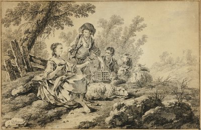 Scena pastorale da Jean Baptiste Pillement
