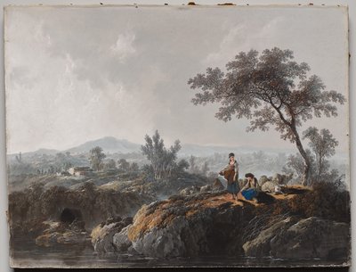 Pastori in un Paesaggio da Jean Baptiste Pillement