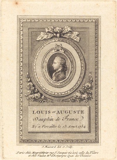 Louis-Auguste, Delfino di Francia da Jean Baptiste Raphael Urbain Massard