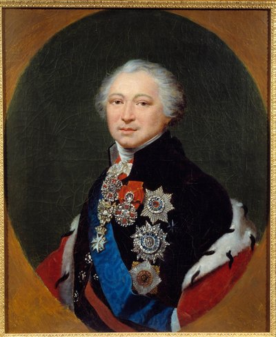 Ritratto del principe Alexander Borisovich Kourakin (1752-1818) da Jean Baptiste Regnault