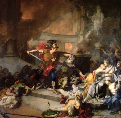 La morte di Priamo da Jean Baptiste Regnault