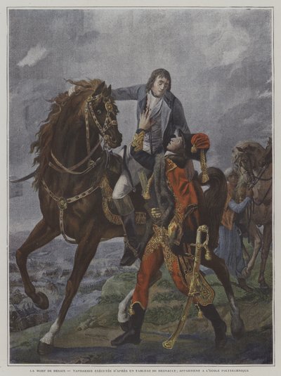 La morte del generale Desaix alla battaglia di Marengo, 1800 da Jean Baptiste Regnault