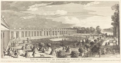 Vista del Castello di Trianon dal lato del Parterre da Jean Baptiste Rigaud
