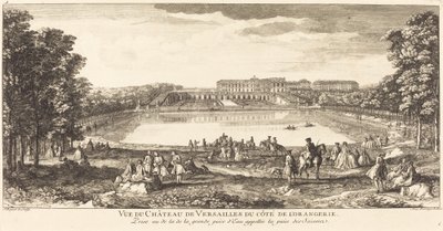 Veduta del Castello di Versailles dal lato dell