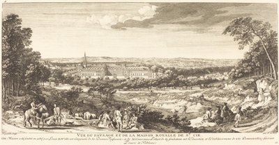 Vista del Paesaggio della Casa Reale di Saint Cir da Jean Baptiste Rigaud