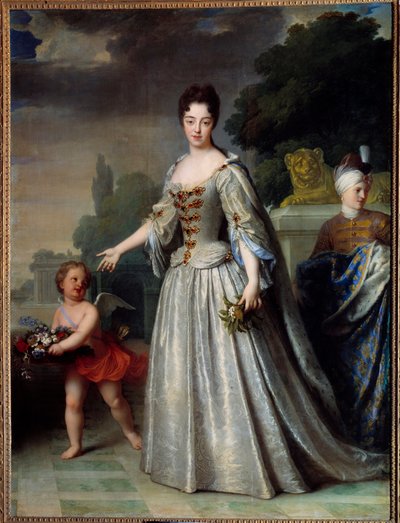 Ritratto di Maria Adelaide di Savoia, Duchessa di Borgogna Delfina di Francia (1685-1712). Dipinto di Jean Baptiste Santerre (1651-1717) da Jean Baptiste Santerre