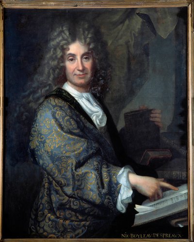 Ritratto di Nicolas Boileau, scrittore francese da Jean Baptiste Santerre
