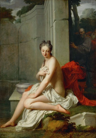 Suzanne au bain - Susanna e gli anziani ... da Jean Baptiste Santerre
