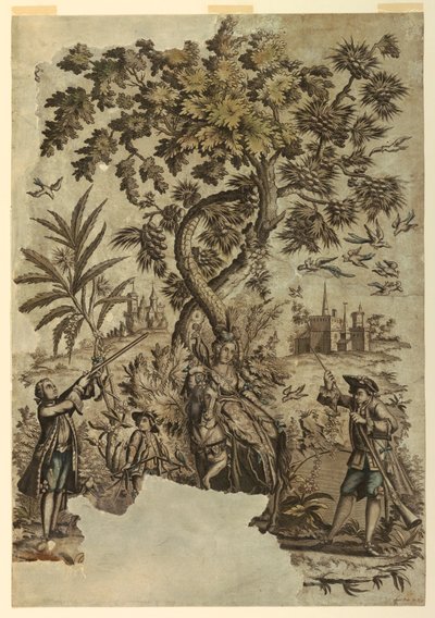 Caccia agli uccelli da Jean Baptiste Scotin I