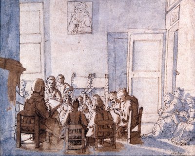 Disegno di Jean Baptiste Chardin (1699-1779), Museo Glauco Lombardi, Parma da Jean Baptiste Simeon Chardin