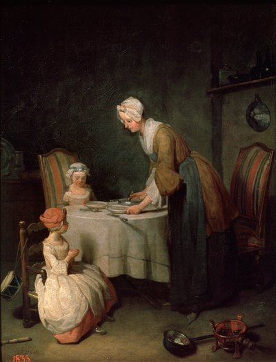 La grazia prima di cena da Jean Baptiste Simeon Chardin