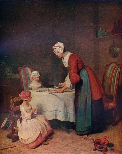 Le Benedicite Grazia prima del pasto, c1740. 1911 da Jean Baptiste Simeon Chardin