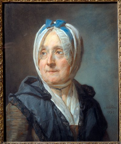 Ritratto di Madame Chardin nata Françoise Marguerite Pouget (1707-1791) Pastello di Jean Baptiste Siméon Chardin (1699-1779) 1775 - Ritratto di Madame Chardin nata Françoise Marguerite Pouget (1707-1791). Pastello di Jean Baptiste Siméon Chardin da Jean Baptiste Simeon Chardin