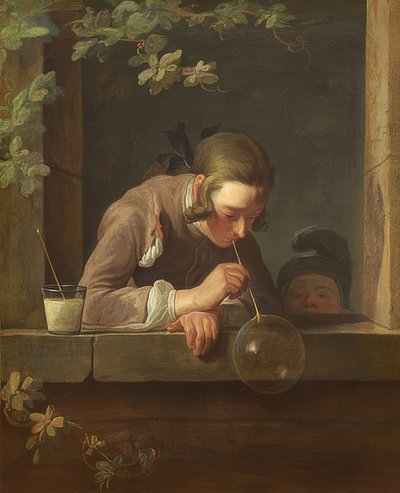 Bolle di sapone da Jean Baptiste Simeon Chardin