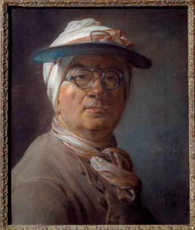 Autoritratto (con paralume verde) da Jean Baptiste Simeon Chardin