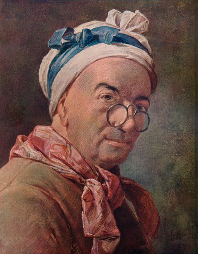Autoritratto con occhiali da Jean Baptiste Simeon Chardin