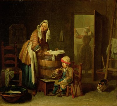La lavandaia da Jean Baptiste Simeon Chardin