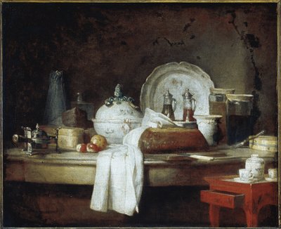 Il pranzo degli ufficiali o i resti di un pranzo da Jean Baptiste Simeon Chardin