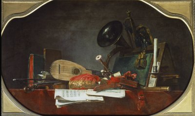 Gli attributi della musica da Jean Baptiste Simeon Chardin