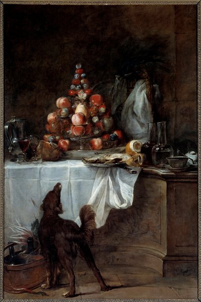 Il buffet da Jean Baptiste Simeon Chardin