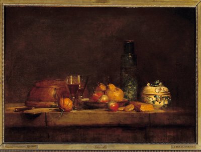 Il vaso di olive da Jean Baptiste Simeon Chardin